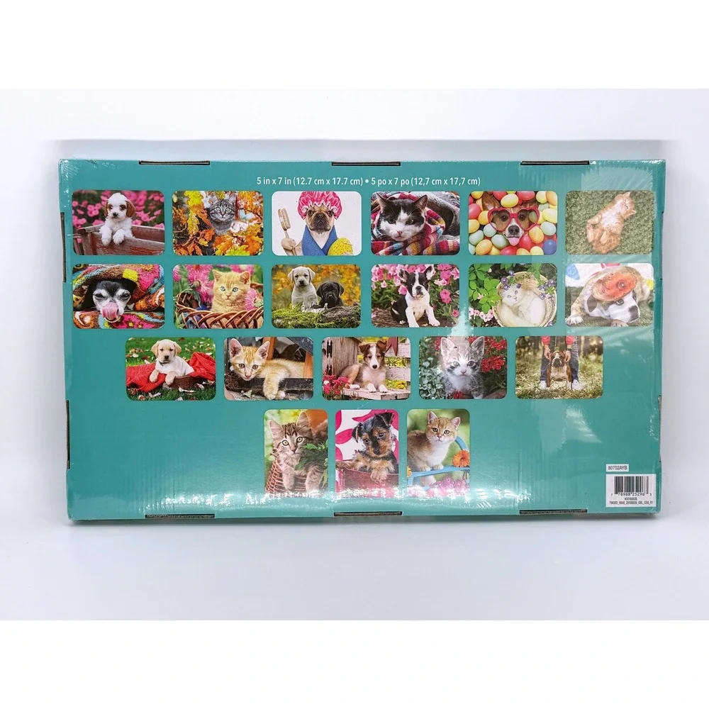 Cardinal Industries 20 Puzzle Set Kittens and Puppies 50 Pieces Each 20108535